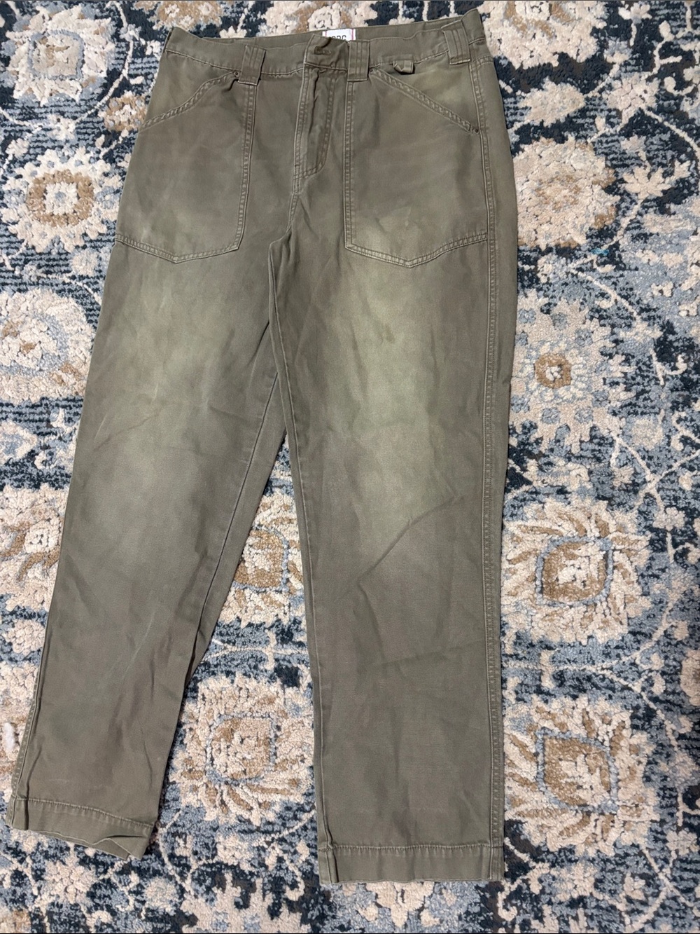 BDG Men's Cargo Pants in Olive